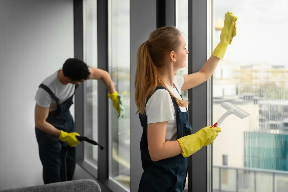 Professionelle Glasreinigung und Fensterreinigung in Hamburg – HAMAG Service sorgt für streifenfreie Sauberkeit und klare Sicht.